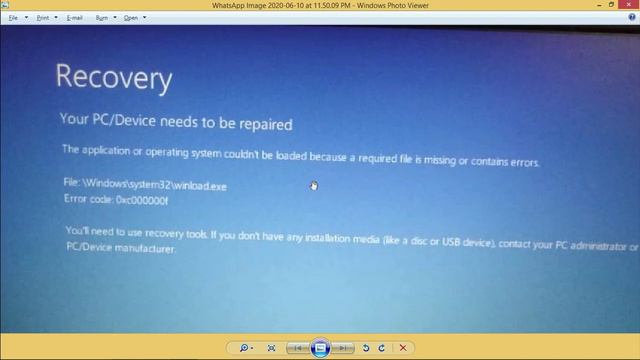 How to Solve Recovery Error on PC/Laptop | Your PC/Device needs to be Repaired смотреть онлайн