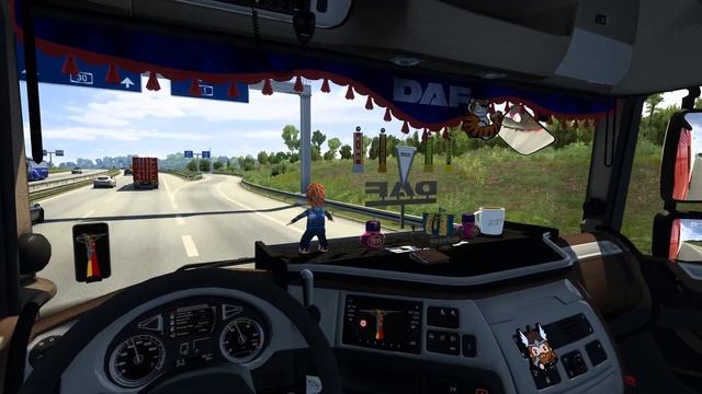 ETS2 1.40 - Euro Truck Simulator 2 - Daf XF Euro 6 - Amsterdam (NL) to Hamburg (D) смотреть онлайн
