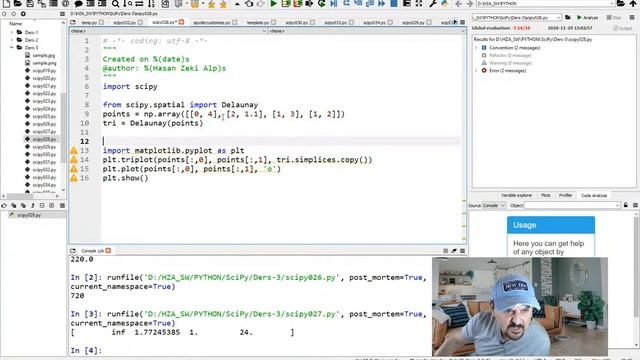Python - SciPy Modül Tanıtımı - Ders : 3 Türkçe Anlatımlı Python SciPy kod örnekleri смотреть онлайн