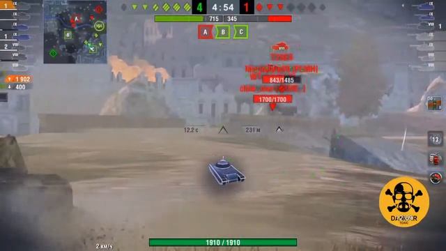 Wot Blitz.E.75.(1)классная Сессия. Случайно! заюзал фугас на нормандии и Мастер погас! 2:бой пинг! смотреть онлайн