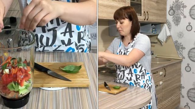 Гаспачо.Холодный суп. Рецепт гаспачо...Суп без варки? смотреть онлайн