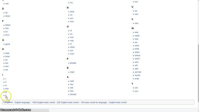 100 самых используемых английских слов смотреть онлайн