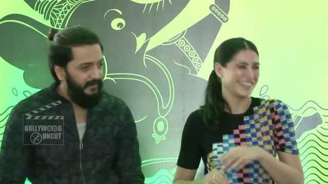 Riteish and Nargis Promotes Times Green Ganesha 2016 | Banjo Movie Promotions смотреть онлайн