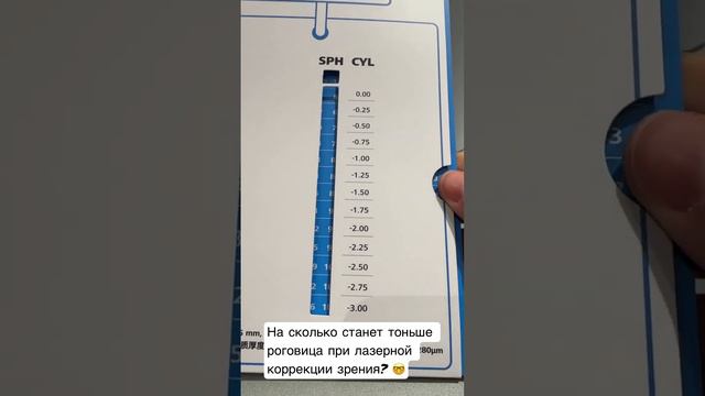 Как меняется толщина роговицы при лазерной коррекции зрения 🤓? смотреть онлайн