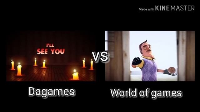 Hello Neighbor Song - Get out Part 1 (dagames vs world of games) смотреть онлайн