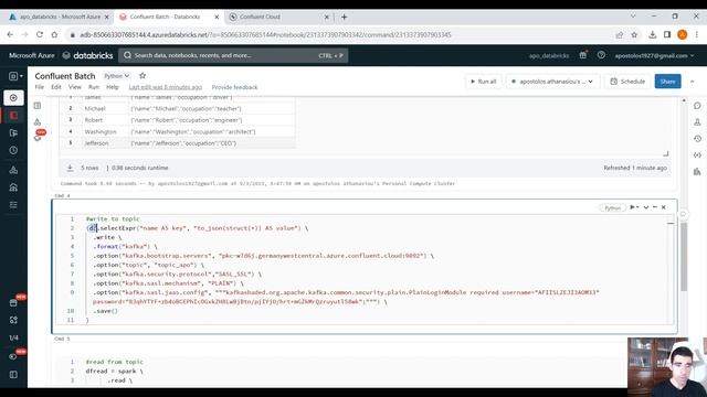 Confluent KAFKA and Databricks - PySpark Batch Processing & Streaming using KAFKA - Simple Tutorial смотреть онлайн