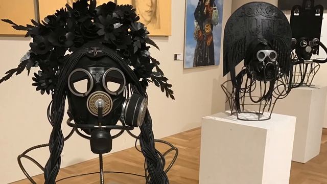 Kokoshnik Protivogaz Mask by Vasily Slonov Кокошники Противогазы Маски DIY Василий Слонов работы смотреть онлайн