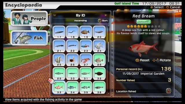 Everybody's Golf™ fish encyclopedia смотреть онлайн