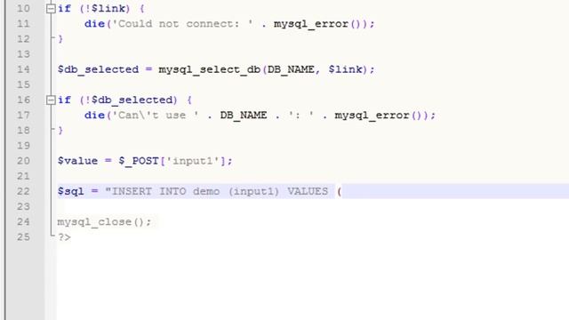 How to Create an HTML Form That Stores Data in a MySQL Database Using PHP Part 3 of 4 смотреть онлайн