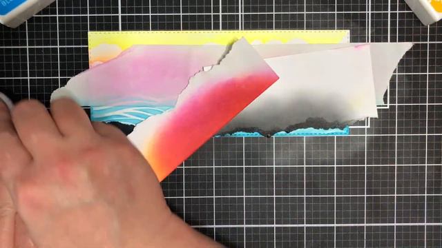 Ocean scene on a slimline card! смотреть онлайн