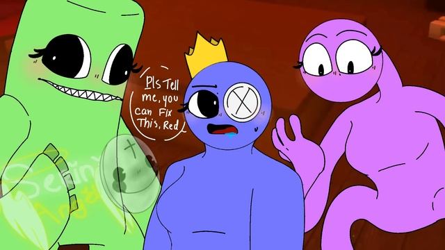 Rainbow Friends Turn Into Girls // (My AU) смотреть онлайн
