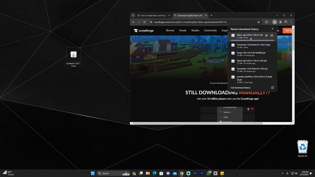 How To USE Fabric Mods And Forge Mods TOGETHER In Minecraft