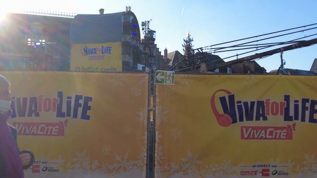 GRAND PLACE TOURNAI подготовка к Новогодним праздникам !!!! смотреть онлайн