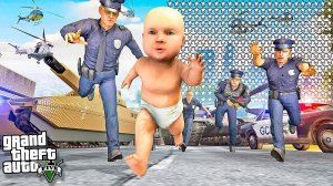 ЧТО ЕСЛИ РЕБЕНОК ПОЛУЧИТ 2000 ЗВЁЗД РОЗЫСКА В ГТА 5 МОДЫ! ОБЗОР МОДА GTA 5! ГТА МОД (GTA 5 MODS)