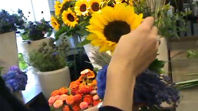 Sonnenblumenstrauss - Regula Hofer - Blumen Maarsen