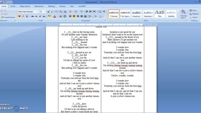 Song lyrics Present Continuous Tense смотреть онлайн