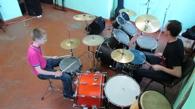Учебный Drum Battle №2 - Даниил Варфоломеев - Леонид Терехов смотреть онлайн