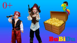 МОРСКИЕ ПИРАТЫ - веселая песенка для детей. Развивающие мультики для малышей от BuBiDu.