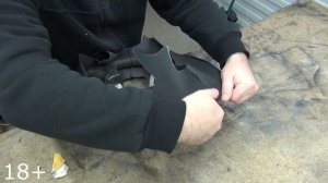 Перетяжка руля . Перетяжка руля по старой оплетке.