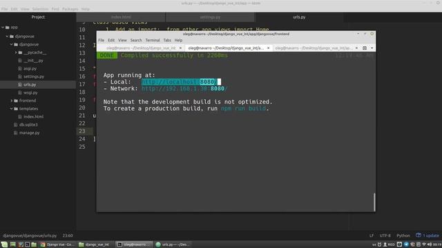 Django Vue.js integration ? How to integrate Django and Vue | Django casts #7 смотреть онлайн
