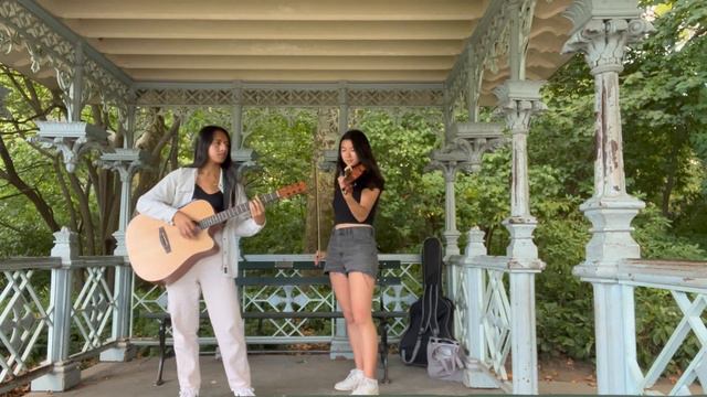 Stay By Rihanna (violin & Guitar) | Practicing In Central Park Pt. 1