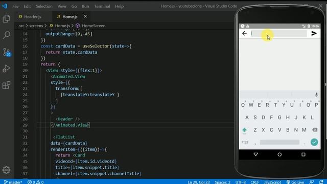 #3 Hide Header on scroll up and visible on scroll down animation in React Native смотреть онлайн