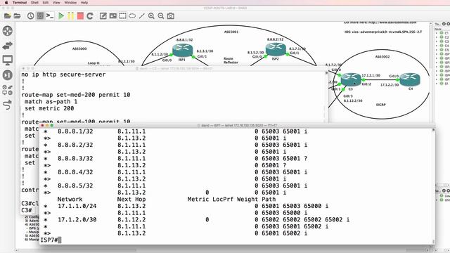 CCNP Large Scale BGP: AS-Path ACL, Regular expressions (regex): GNS3 CCNP Lab 1.6: Answers Part 7 смотреть онлайн