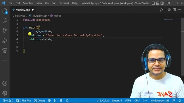 C++ Program to Multiply of Two Numbers - C++ Tutorial for Beginners in Hindi смотреть онлайн