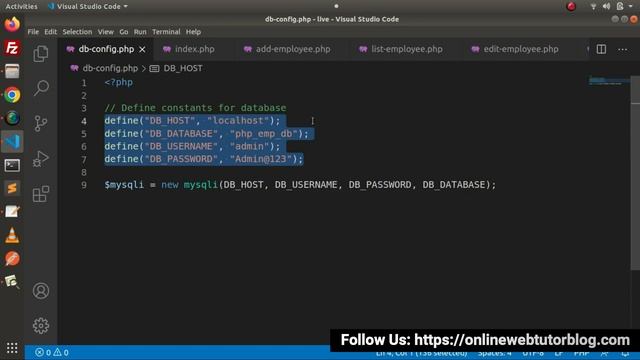 PHP & MySQLi Object Oriented CRUD Application in Hindi | Database Connection Settings смотреть онлайн