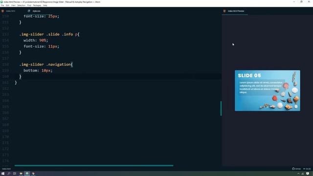Responsive Image Slider | With Manual Button & Auto-play Navigation Visibility - HTML CSS Javascrip смотреть онлайн