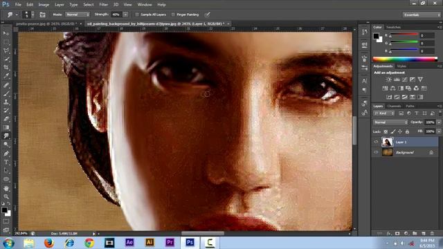 Tutorial Smudge Painting di Adobe Photoshop CS6 смотреть онлайн