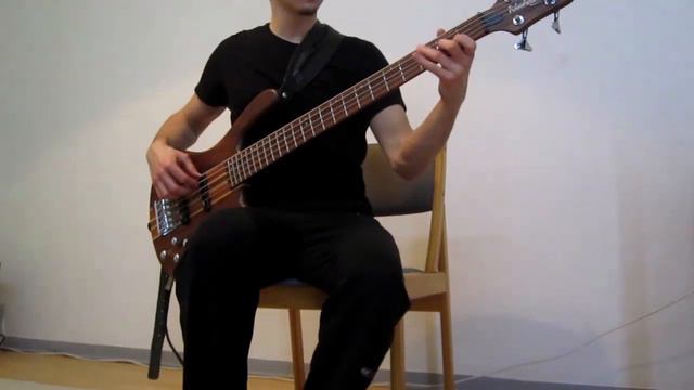 Dream Theater - Sacrificed Sons, bass cover, snippet смотреть онлайн