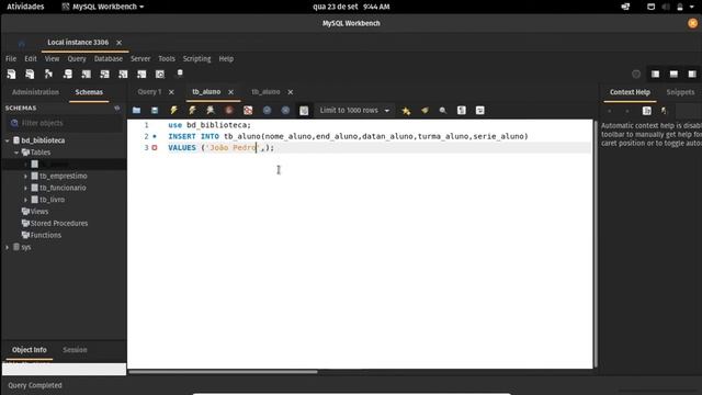 Aula 06 - Inserindo dados em tabela MySql смотреть онлайн