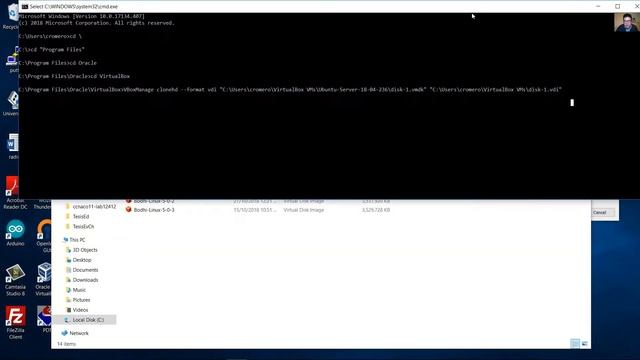 Convertir .vmdk a .vdi смотреть онлайн
