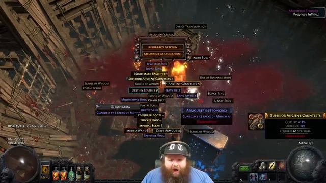 Path of Exile: BOOM BOOM BOOM + Monstrous Treasure-Atlas of Worlds 2.4 -Essence HC viable смотреть онлайн