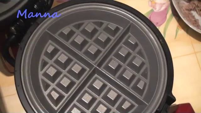 Фруктовые вафли без сахара и яиц в вафельнице KitchenAid Artisan смотреть онлайн