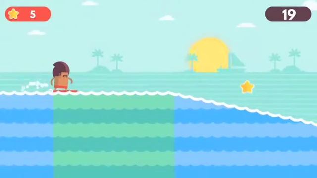 [IOS Game Play] Surfingers [1st Time Playing] смотреть онлайн