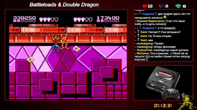 Battletoads & Double Dragon. (Sega MD, NES). Double Dragon 2 (NES). Кооп: Lev Zion смотреть онлайн