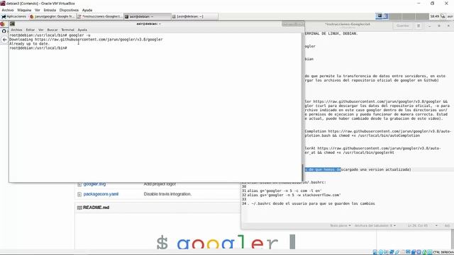 Como usar Google desde la linea de comandos en Linux смотреть онлайн