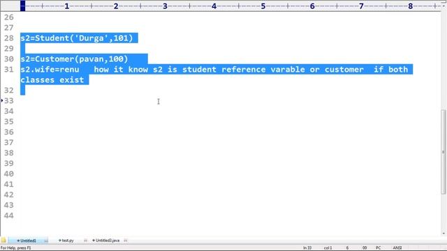Advanced Python || Python OOPs || The Complete Story of Instance Variables || by Durga On 12-07-201 смотреть онлайн