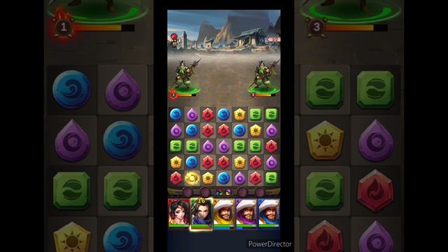 Three Kingdoms and Puzzels Match 3 Android Gameplay | Android Games | Match 3 Mobile Puzzle Game смотреть онлайн
