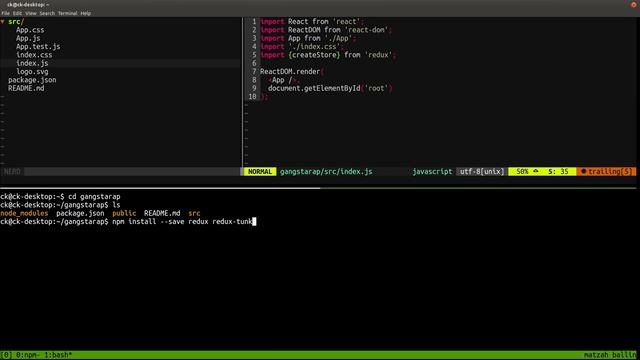 Wire up Create React App with Redux [1] смотреть онлайн