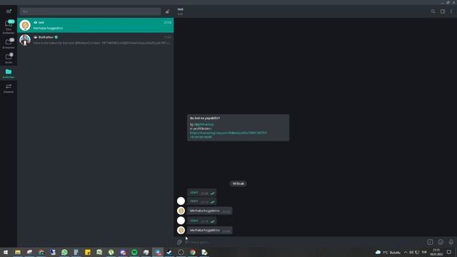 Python Telegrama TelegramExt12 Modülü ile Bot Oluşturma Resim Ve Mesaj Gönderimi Komut Ekleme #1 смотреть онлайн