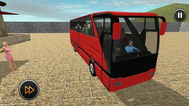 Uphill Offroad Bus Driving Simulator Games - US Tourist Bus Driving - Android Gameplay #2 смотреть онлайн