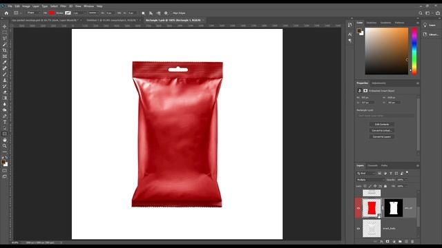 How To Chips Packet Mockup| Photoshop Mockup Tutorial