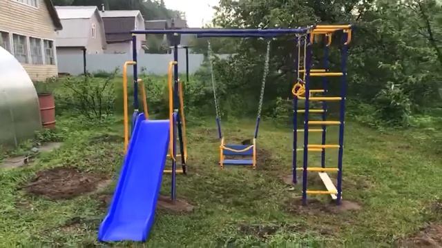 Детская площадка с горкой ВЕСЕЛЯТА.РФ смотреть онлайн