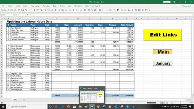 Create Excel Edit links with other Workbooks | How to links Cells with external Excel Workbooks смотреть онлайн