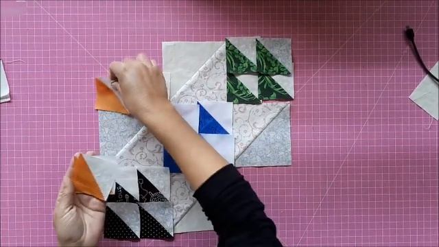 TRIANGLES QUILT BLOCK