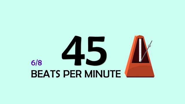 45 BPM 6/8 Metronome смотреть онлайн