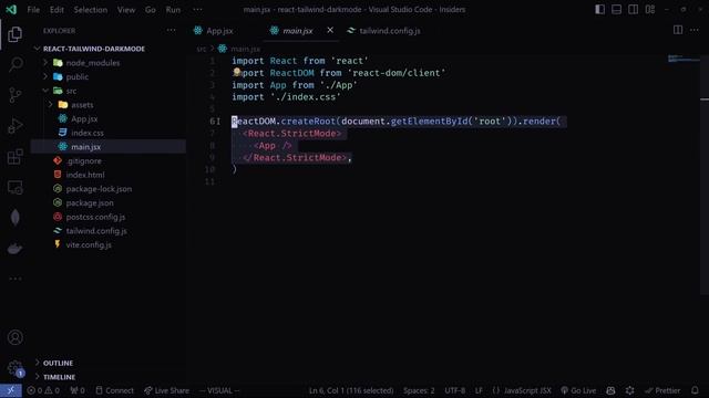 React y TailwindCSS - Dark Theme, cambio de tema смотреть онлайн